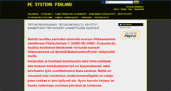 Desktop Screenshot of pcsystems.fi